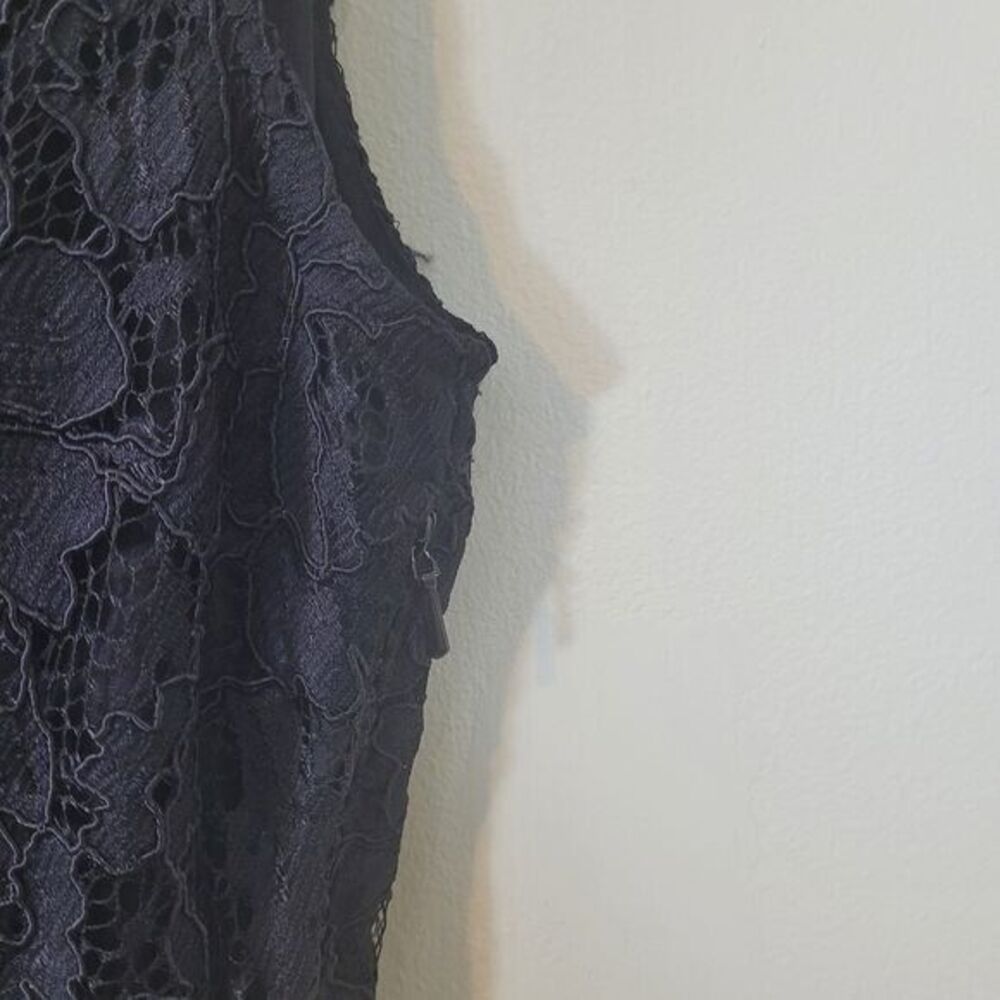 DKNY Black Lace Dress Womens Size 6 - Picture 5 of 14
